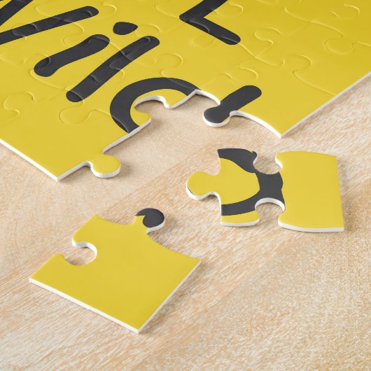 Cool Zebra Giraffe Cartoon Illustratie Legpuzzel (Zijkant)