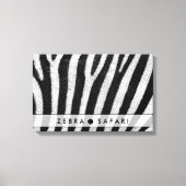 Cool Zebra Pattern Textuur Canvas Afdruk (Voorkant)