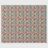 Cool Zebra Print Abstracte Generic Gift Wrap Cadeaupapier (Vlak)