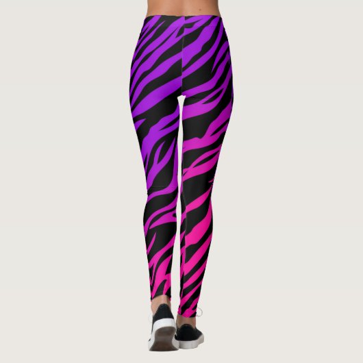 Cool Zebra Print Leggings (Achterkant)