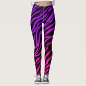Cool Zebra Print Leggings (Voorkant)