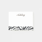 Cool Zebra Print Post-it® Notes (Voorkant)