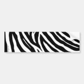 Cool Zebra Stripes Bumpersticker (Voorkant)