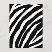 Cool Zebra Stripes Card Briefkaart (Voorkant)