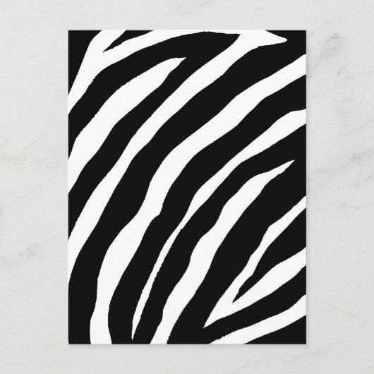 Cool Zebra Stripes Card Briefkaart (Voorkant)