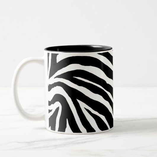 Cool Zebra Stripes Mok (Links)