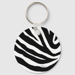Cool Zebra Stripes Sleutelhanger