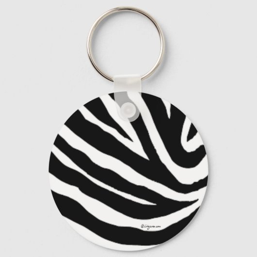 Cool Zebra Stripes Sleutelhanger (Voorkant)