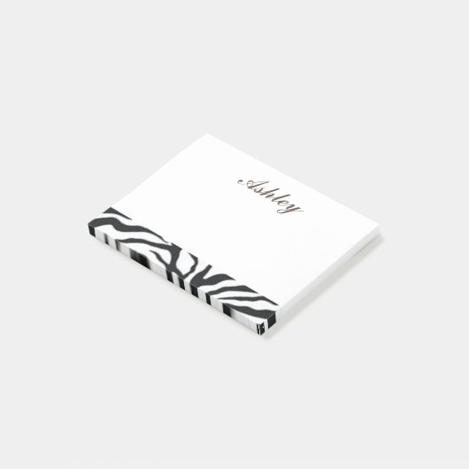 Cool zebraprint post-it® notes (Schuin)