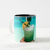 Cool Zee creaties Tweekleurige Koffiemok (Voorkant links)