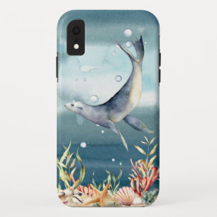 Cool Zee Lion Aquatic Underwater Scene Case-Mate iPhone Case