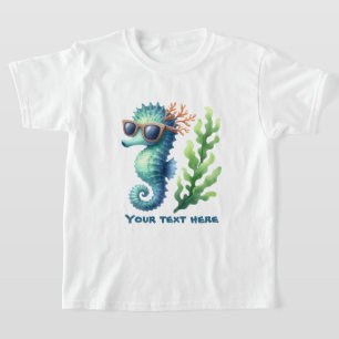 Cool zee paard aanpasbare kinder unisex t-shirt