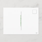 Cool Zee SCHILDPAD - Bedreigde dieren grafiek Feestdagenkaart (Achterkant)