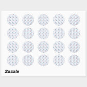 Cool Zee Symbolen Ronde Sticker (Vel)
