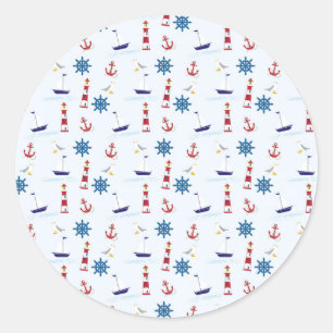 Cool Zee Symbolen Ronde Sticker