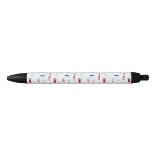 Cool Zee Symbolen Zwarte Inkt Pen