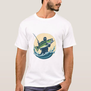 Cool Zeeduikerviskunstenaar T-Shirt