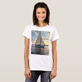 Cool zeilboot T-shirt (Voorkant volledig)