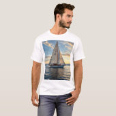 Cool zeilboot T-shirt (Voorkant volledig)