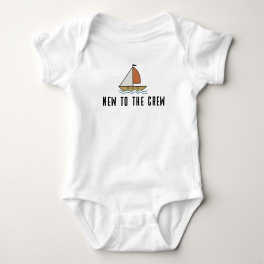 Cool zeilploeg Schattigee zeiler Romper (Voorkant)