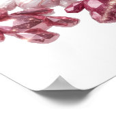 Cool Zilver DRIE ROZE TETTERBEERTJES Modern Design Poster (Hoek)
