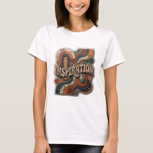 Cool Zilver INSPIRATIE Shirt Ontwerp (Voorkant)