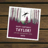 Cool Zipline Forest Bourgondië Outdoor groen Servet