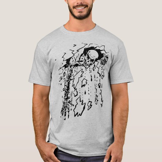 Cool Zombie Crash Shirt (Voorkant)