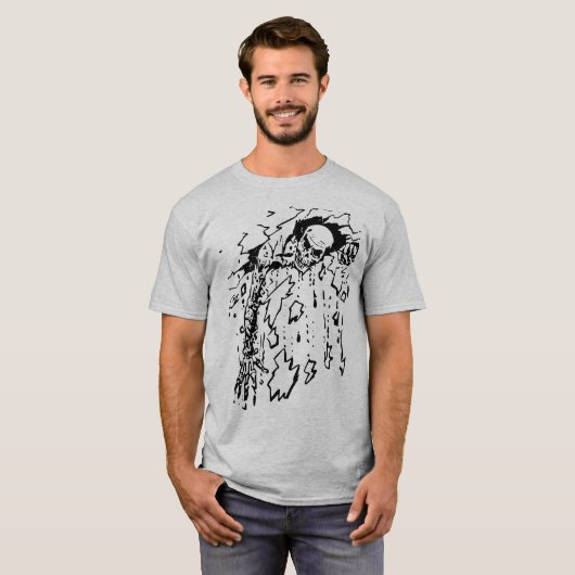 Cool Zombie Crash Shirt (Voorkant volledig)