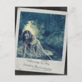 Cool Zombie Girl Briefkaart (Voorkant)
