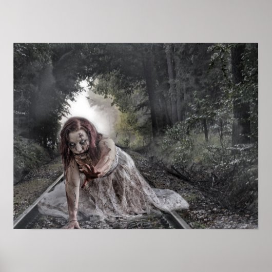 Cool Zombie Girl Poster (Voorkant)