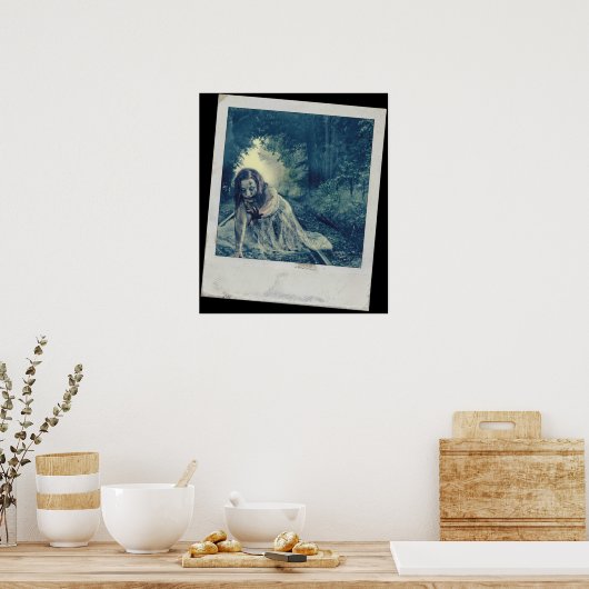 Cool Zombie Girl Poster (Keuken)