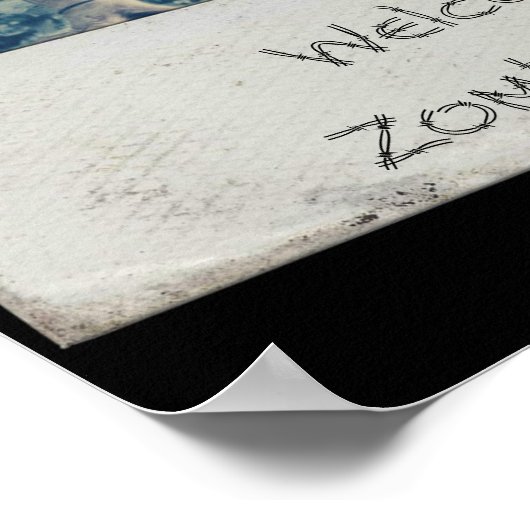 Cool Zombie Girl Poster (Hoek)