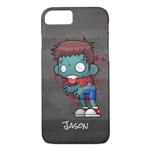 Cool Zombie Man met bloed/schilder Case-Mate iPhone Case (Achterkant)
