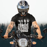 Cool Zombie Response Squad Funny T-shirt<br><div class="desc">Geweldige zombie gevechtsT-shirt waarop Zombie Response Squad staat te lezen onder enge zombie-armen die uit de zwarte tekst komen. Koele zombies apocalypse-ploegen voorzien van griezelige,  dode handen.</div>