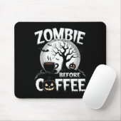 Cool Zombie Voor Koffie Halloween Grappig Muismat (Met muis)