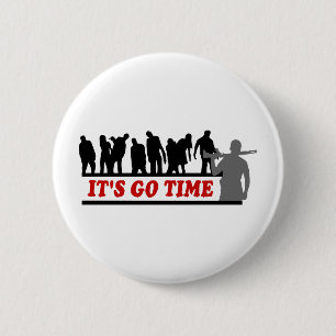 Cool ZOMBIES Het is tijd design Ronde Button 5,7 Cm