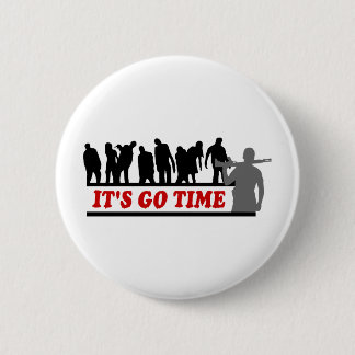Cool ZOMBIES Het is tijd design Ronde Button 5,7 Cm