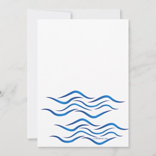 Cool Zomer Zwembad Party uitnodiging (Achterkant)