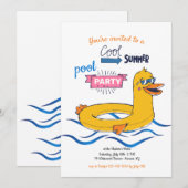 Cool Zomer Zwembad Party uitnodiging (Voorkant / Achterkant)