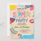 COOL zomerfeest Kaart (Voorkant)