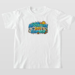 cool zomerse t-shirt ontwerp voor jongens