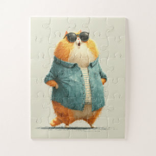 Cool Zonnebril Cat – Stijlvolle Puzzel