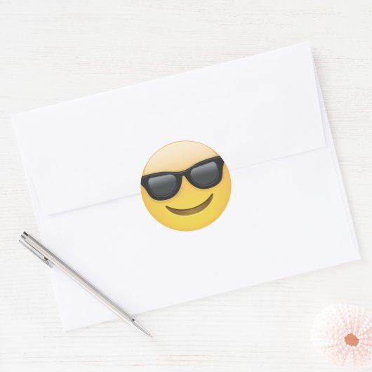 Cool Zonnebril Emoji Dude Stickers (Envelop)