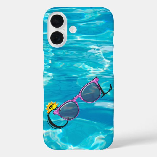 COOL Zonnebril Op Zwembadwater Case-Mate iPhone Case (Achterkant)