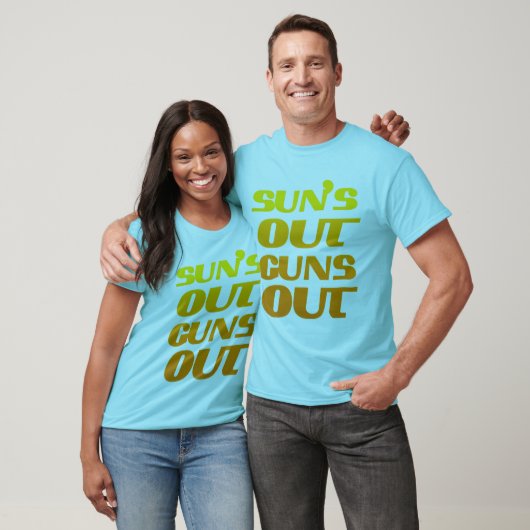 Cool Zonnen Uit Geweren Uit T-shirt (Unisex)