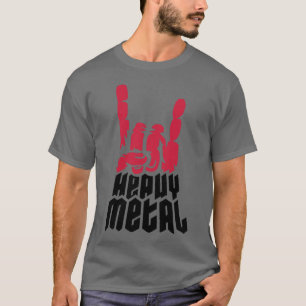 Cool zware metal retro t-shirt