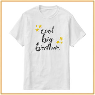 Cool Zwart en Goud Big Brother T-shirt