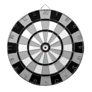 Cool Zwart en Grijs Regulation Dart Board Dartbord