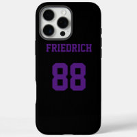 Cool zwart en paarse atleet